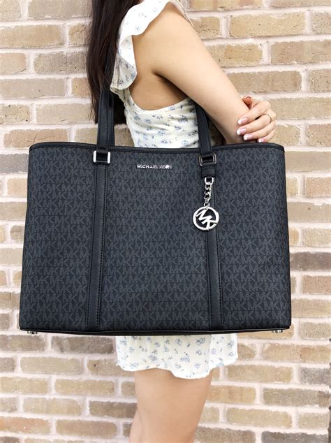 michael kors work bag laptop|michael kors tote for laptop.